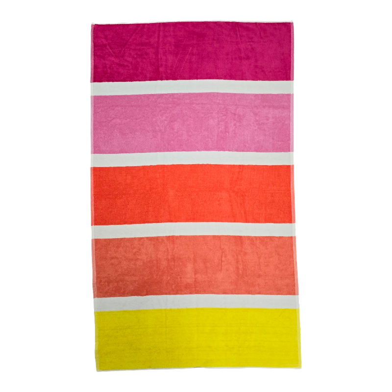 Luxurious Velour Stripe  Beach Towels Imperfect