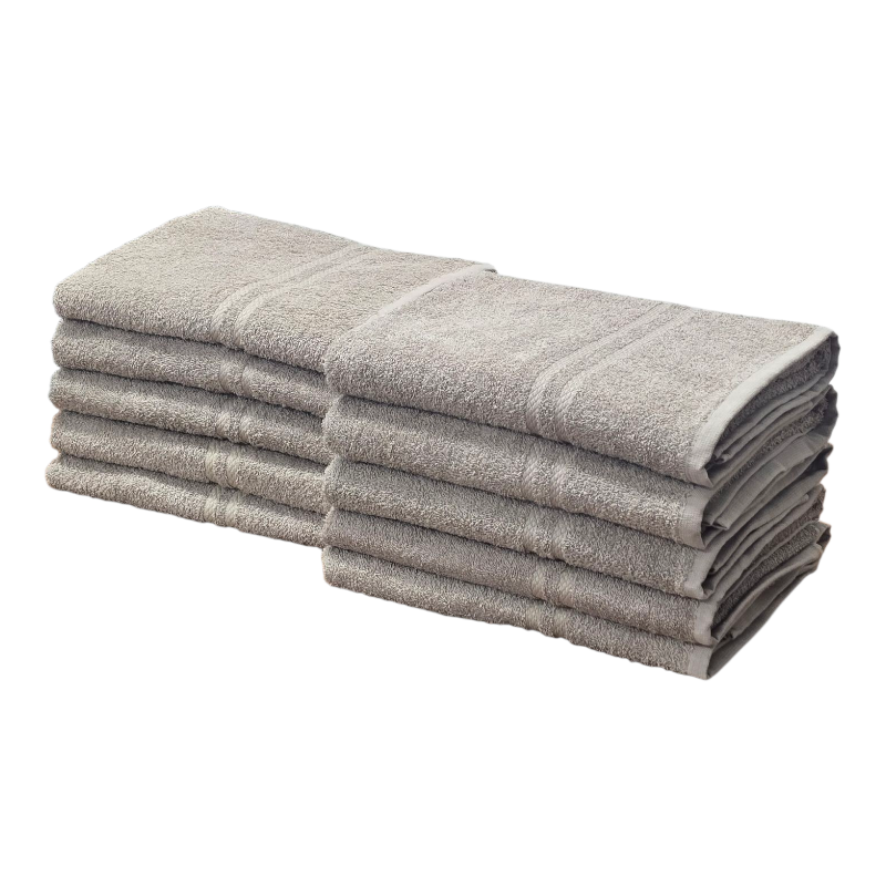 Hospitality: Bundle of 10 Nortex Bath Sheets Pebble