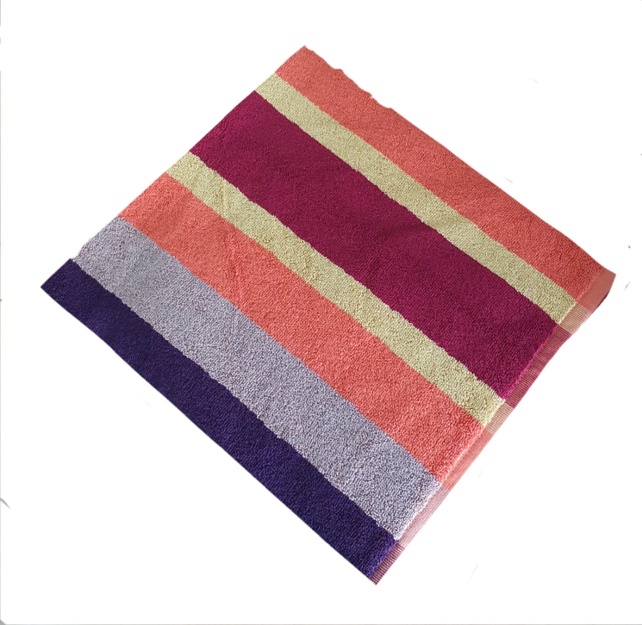 Bundle of 10 Orange Stripe Imperfect Beach Towel