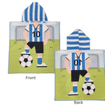 Kids Hooded Microfiber Ponchos - Variety of Designs