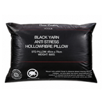 Pierre Cardin Vogue Black Yarn Anti-Stress Hollowfibre Pillow