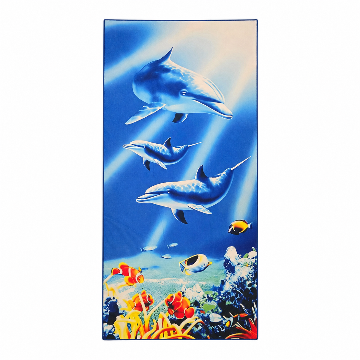 Maldives Microfiber Beach Towel Dolphin Reef