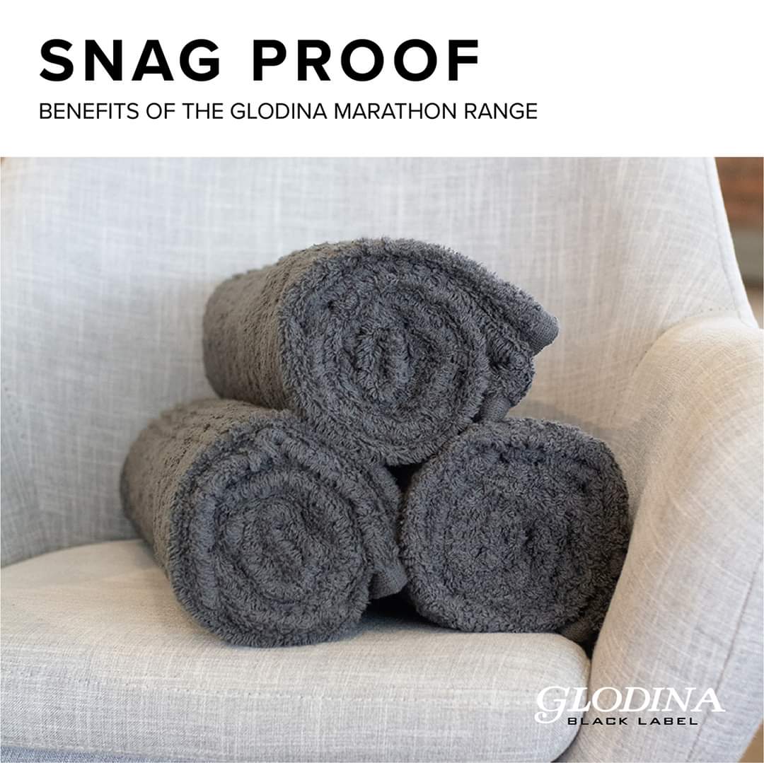 Pack of 10 Bath Sheets Glodina Marathon Snag-Free