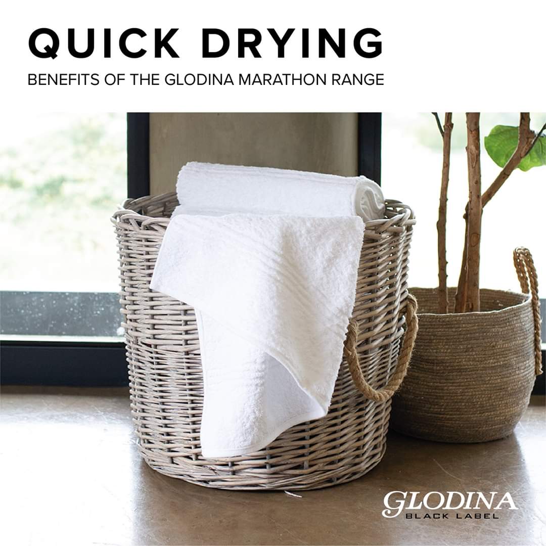 Pack of 10 Bath Sheets Glodina Marathon Snag-Free