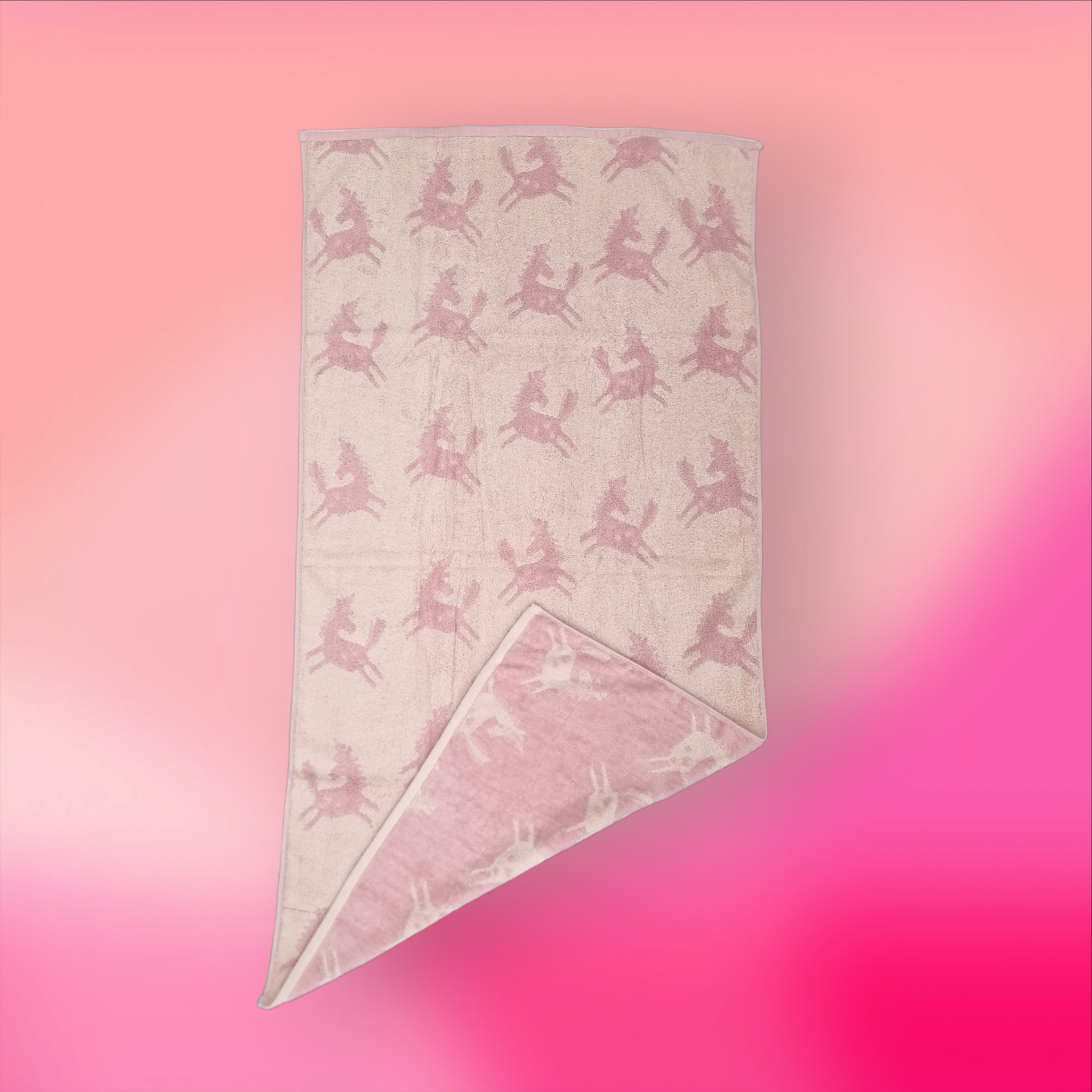 Pink Jacquard Beach Towels