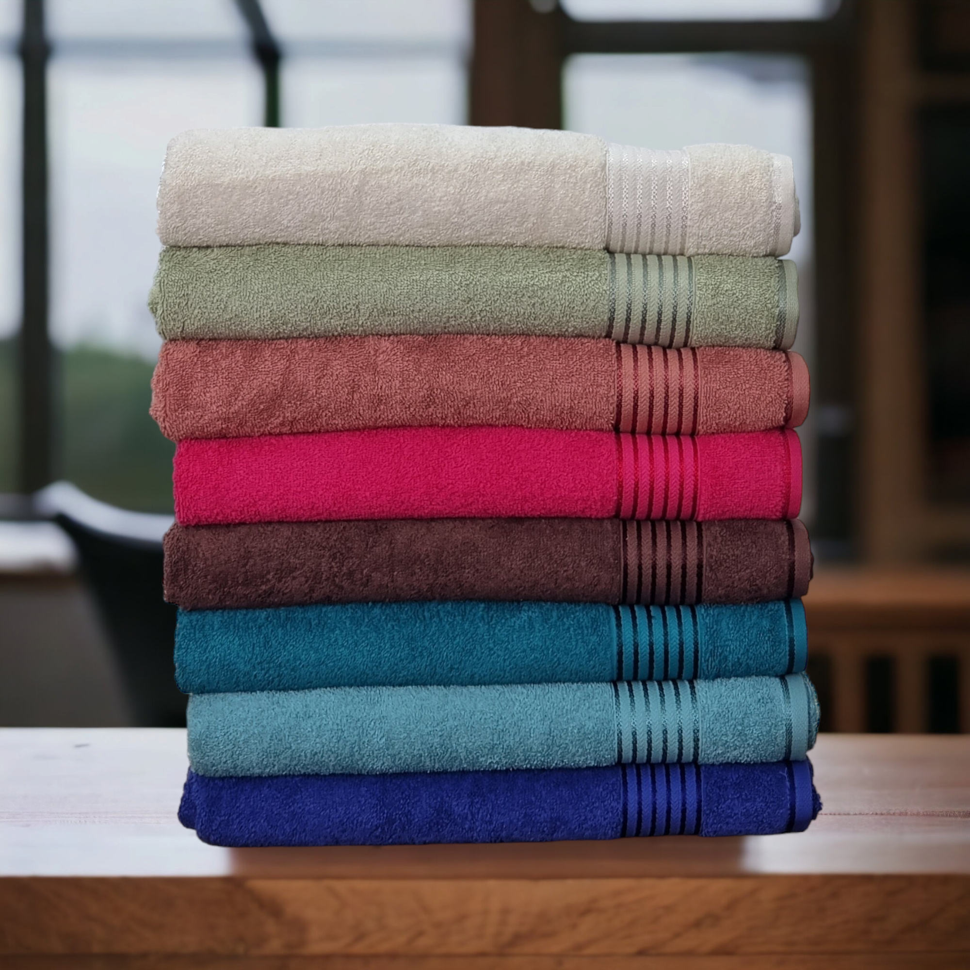 Pure Cotton Luxury Bath Towels