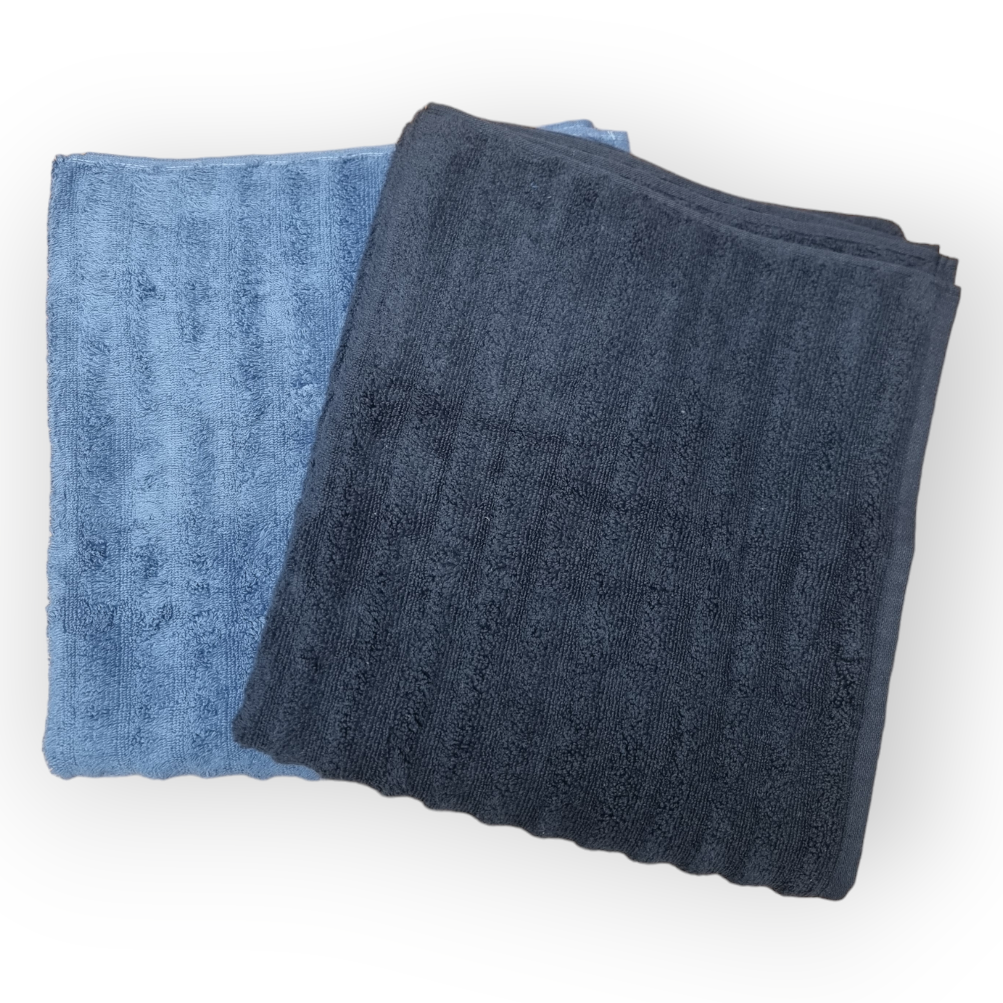 MicroCotton Luxury Thick Soft Ribbed Bath Towels