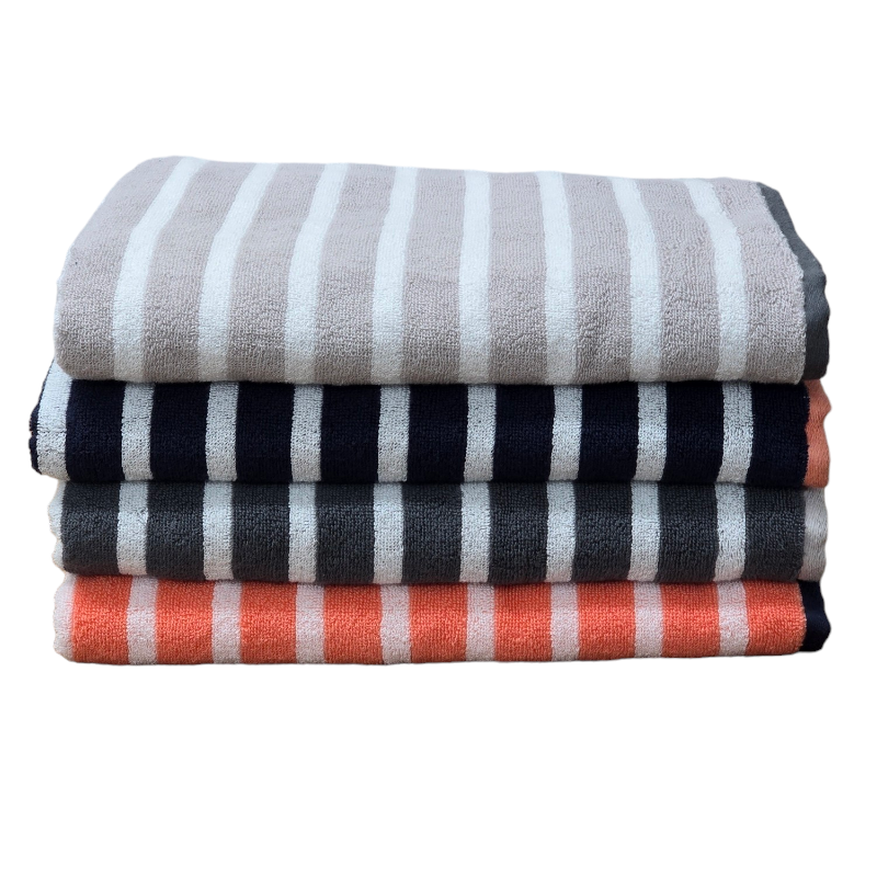 Nortex Emperor Stripe Bath Sheets