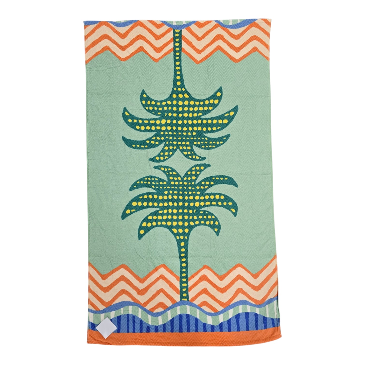 Shore Bliss Printed Beach Towel Palm Tree
