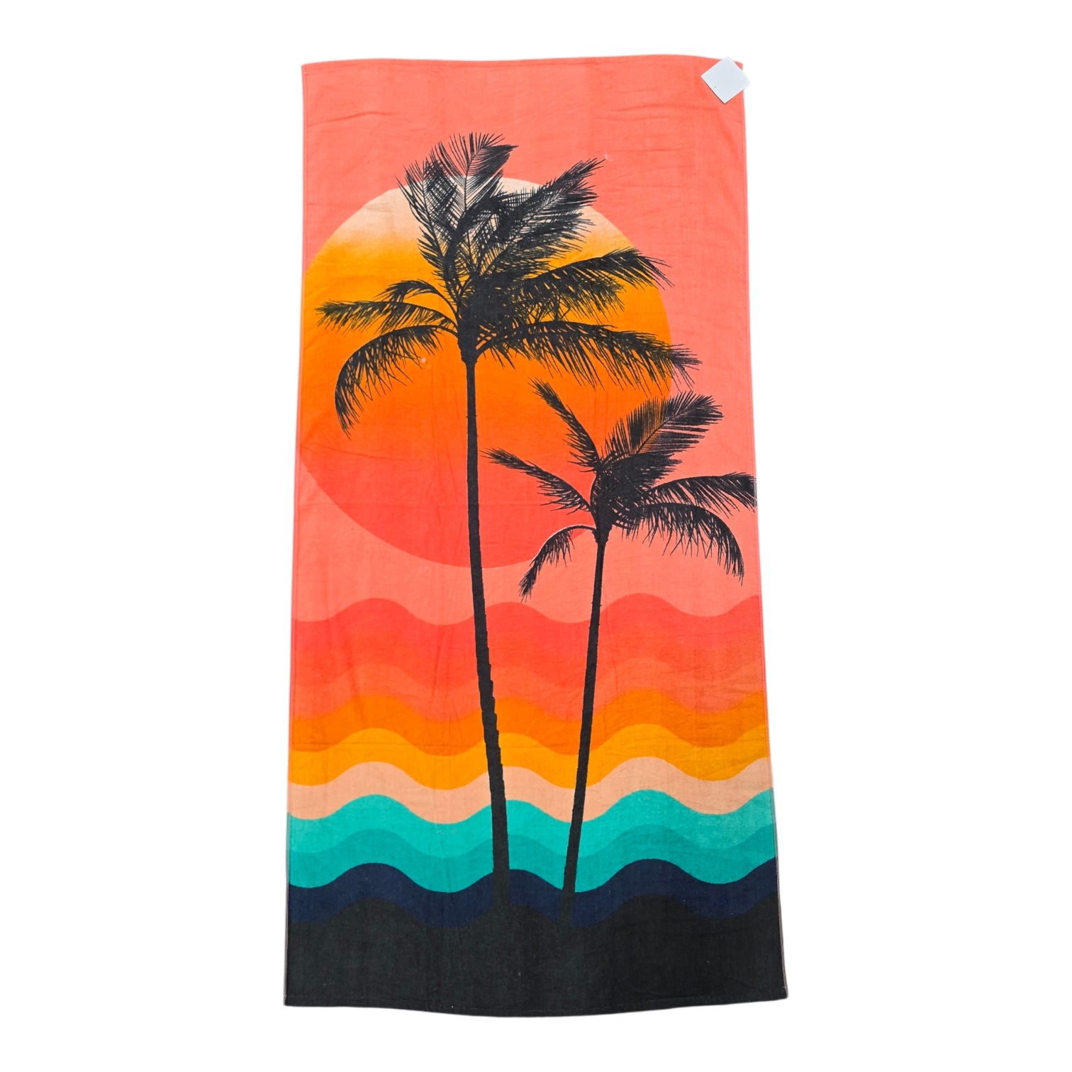 Shore Bliss Printed Beach Towel Sunset