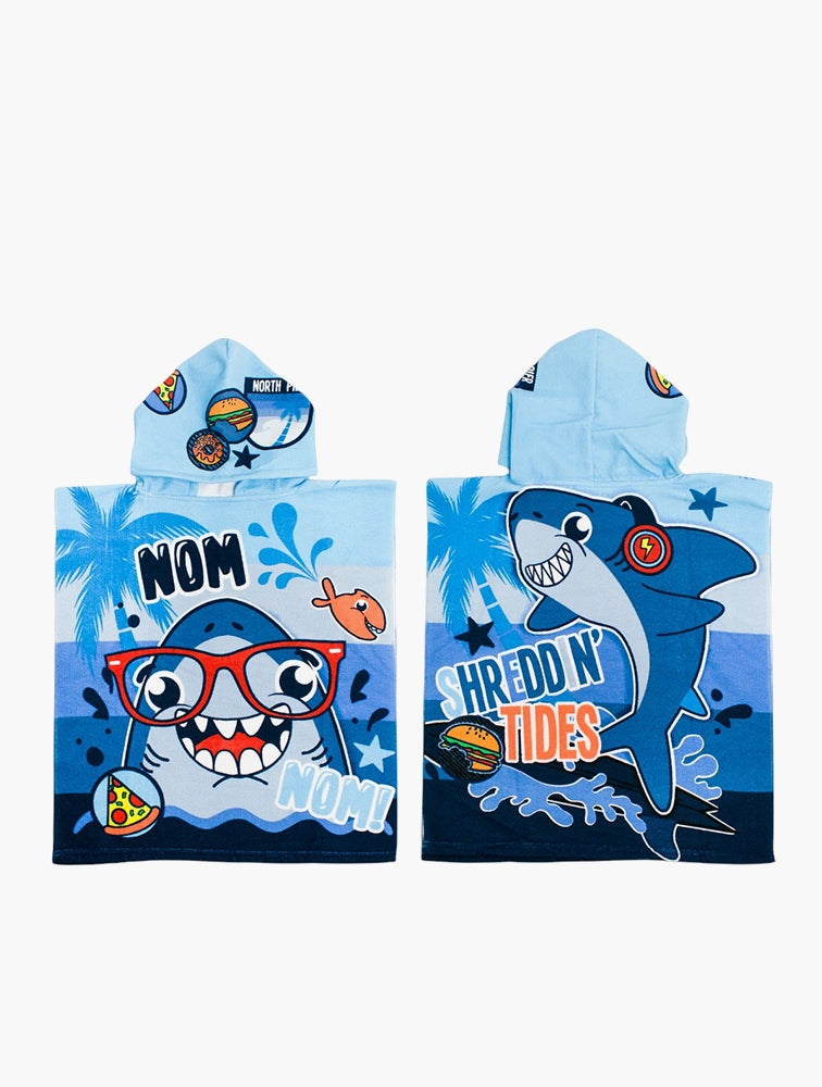 Shark Hooded Towel