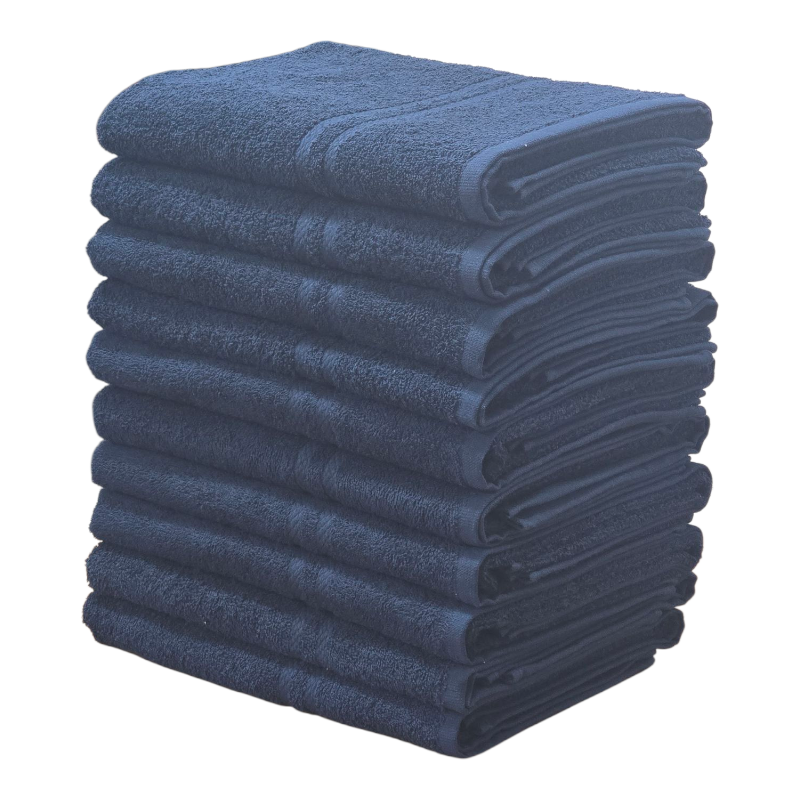 Hospitality: Bundle of 10 Nortex Hand Towels Navy