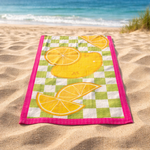 Lemon 100% Cotton Beach Towel