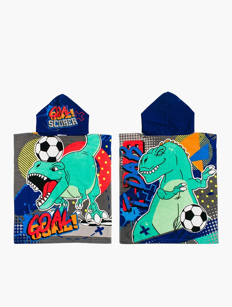 Dinosaur Hooded Towel