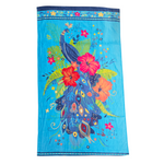 Peacock 100% Cotton Beach Towel