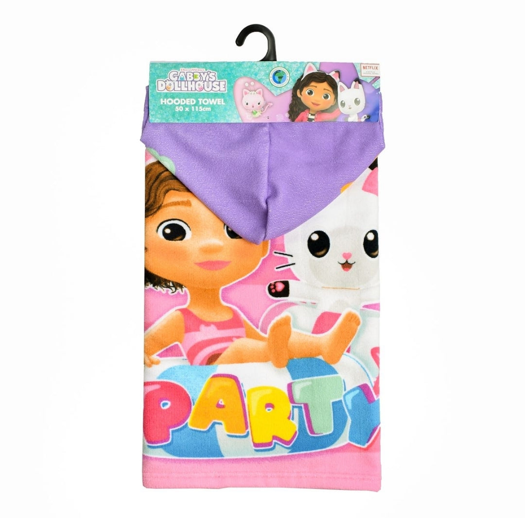 Gabby's Doll House Official Licensed Hooded Towel