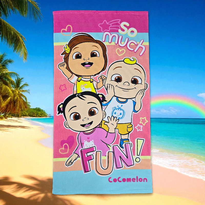 Cocomelon Beach Towel - Official Licensed Merch