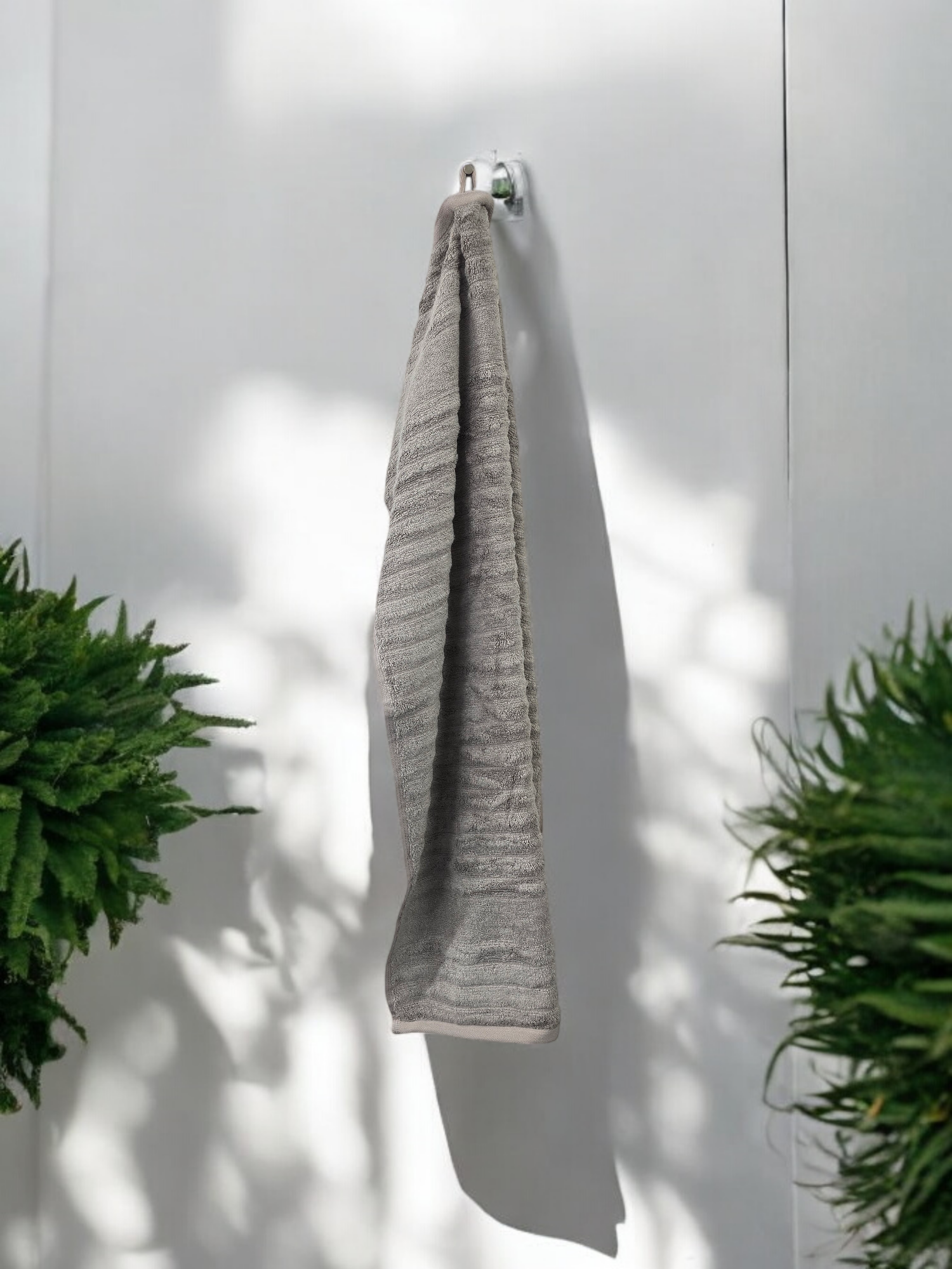 Bamboo Cotton Ribbed Towels