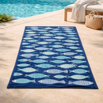 Fish 100% Cotton Beach Towel