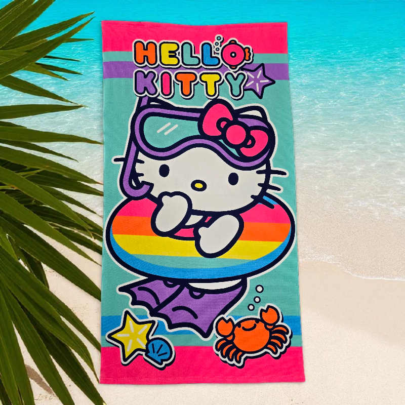 Hello Kitty Beach Towel - Official Licensed Merch