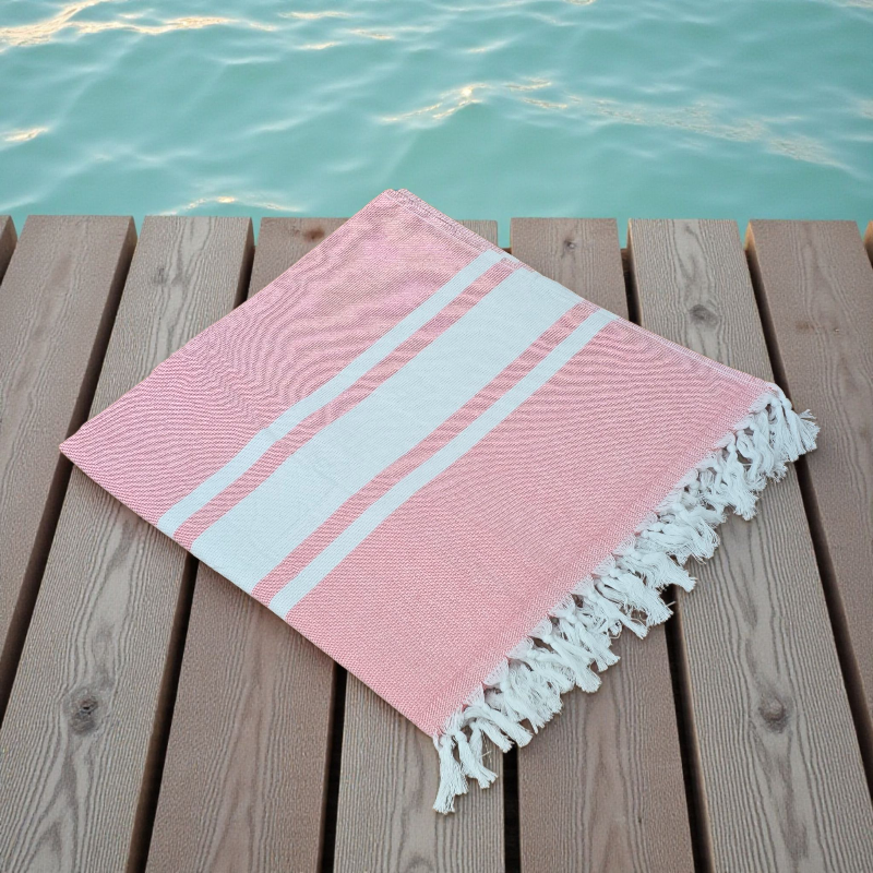 Cosmo Cotton Hammam Beach Towel with Tassels