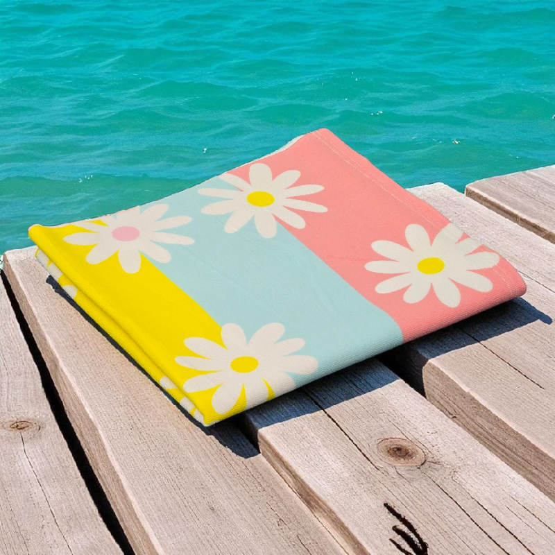 New Daisy Microfiber Beach Towels 70x140cm