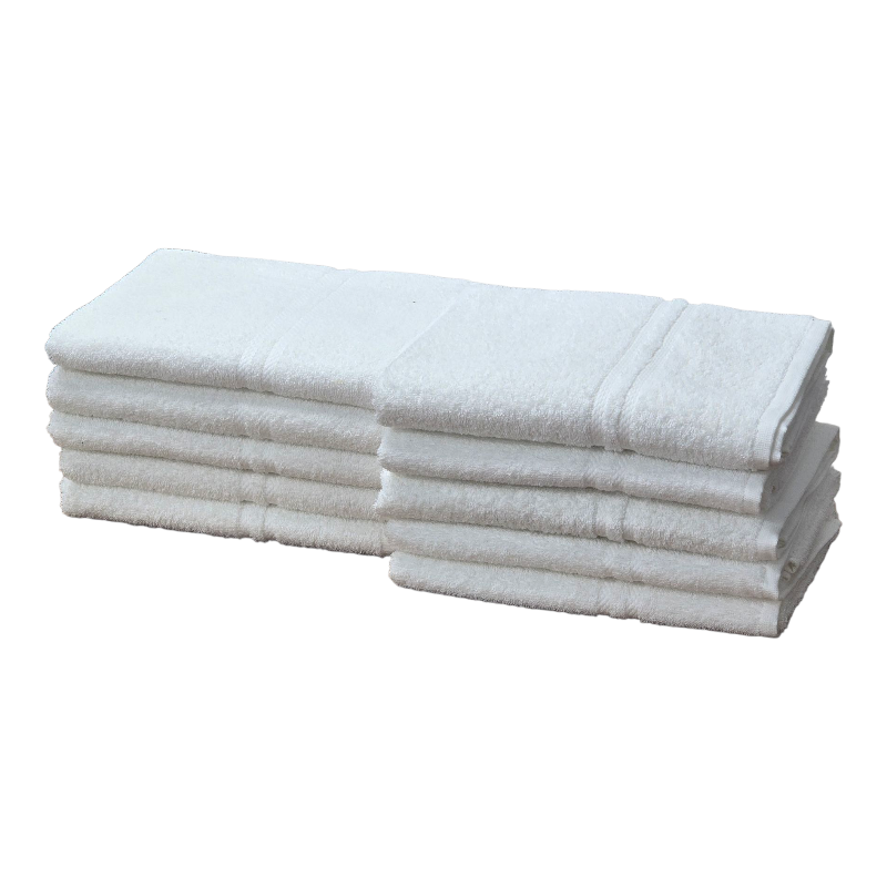 Hospitality: Bundle of 10 Nortex Bath Towels White