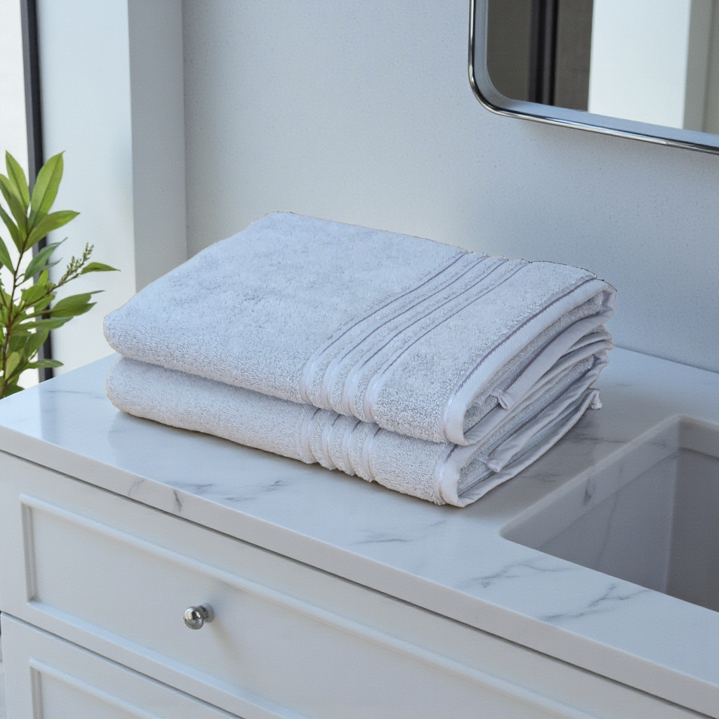 Knightsbridge Set of 2 Bath Sheets
