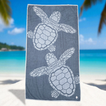 Turtle XL Cotton Beach Towels 100x180cm