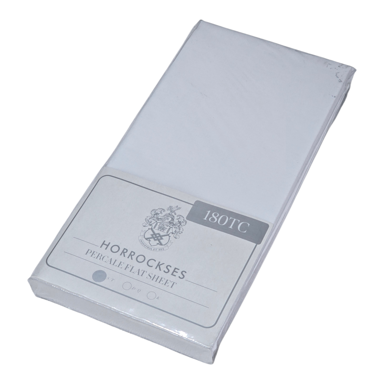 Horrockses Percale Flat Sheet S/TQ 180TC