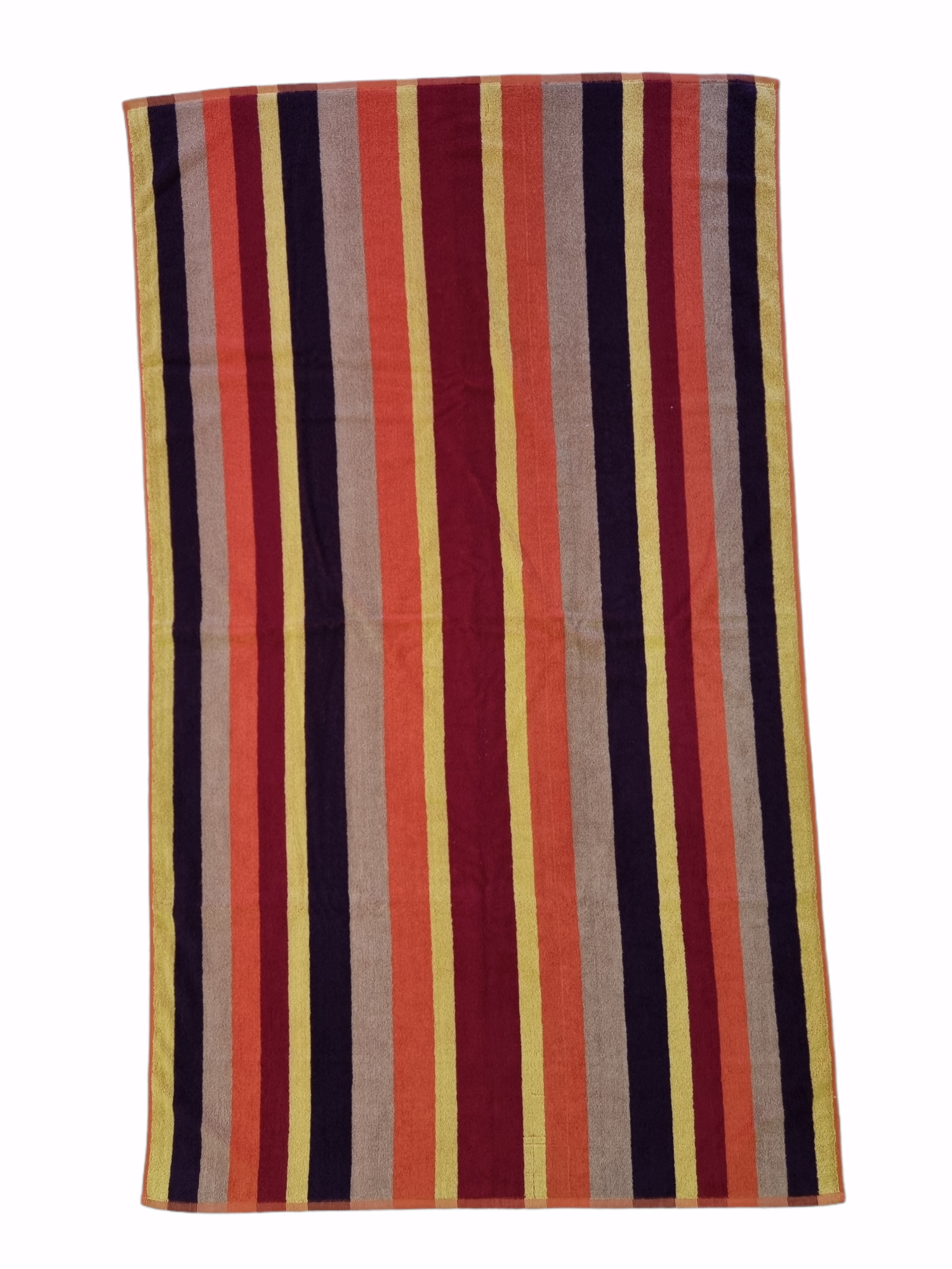 Bundle of 10 Orange Stripe Imperfect Beach Towel