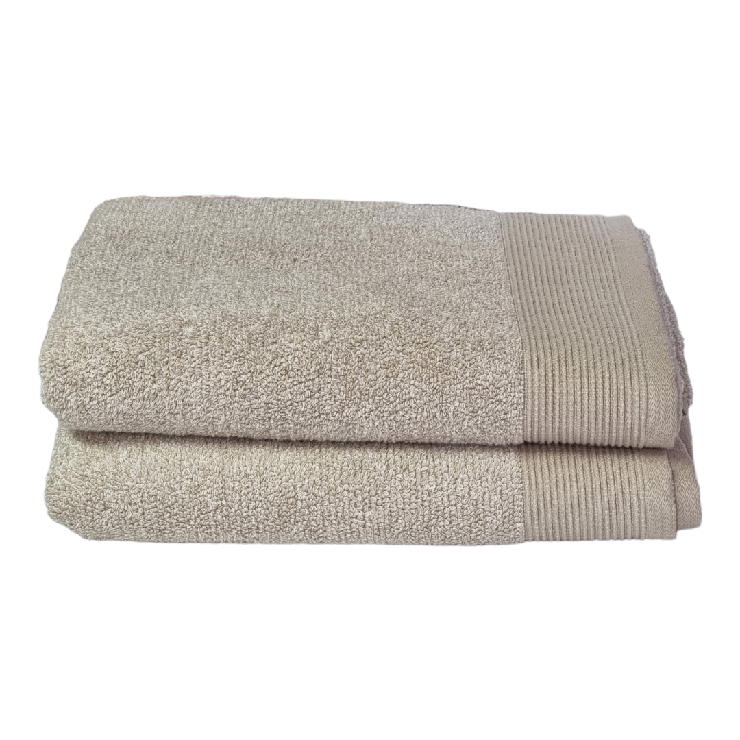 Set of 2 Luxury Thick Micro Cotton Bath Towels