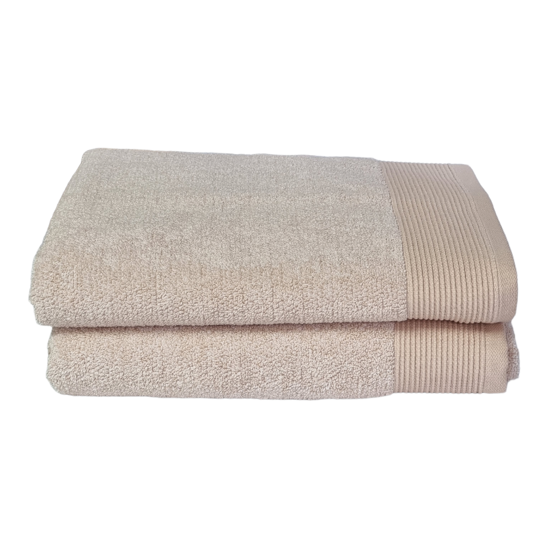 Set of 2 Luxury Thick Micro Cotton Bath Towels
