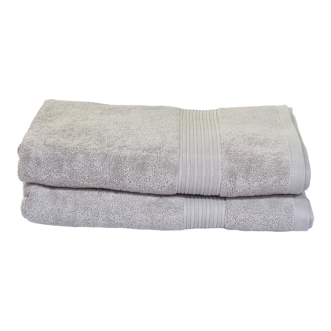 Set of 2 Luxury Thick Micro Cotton Bath Towels