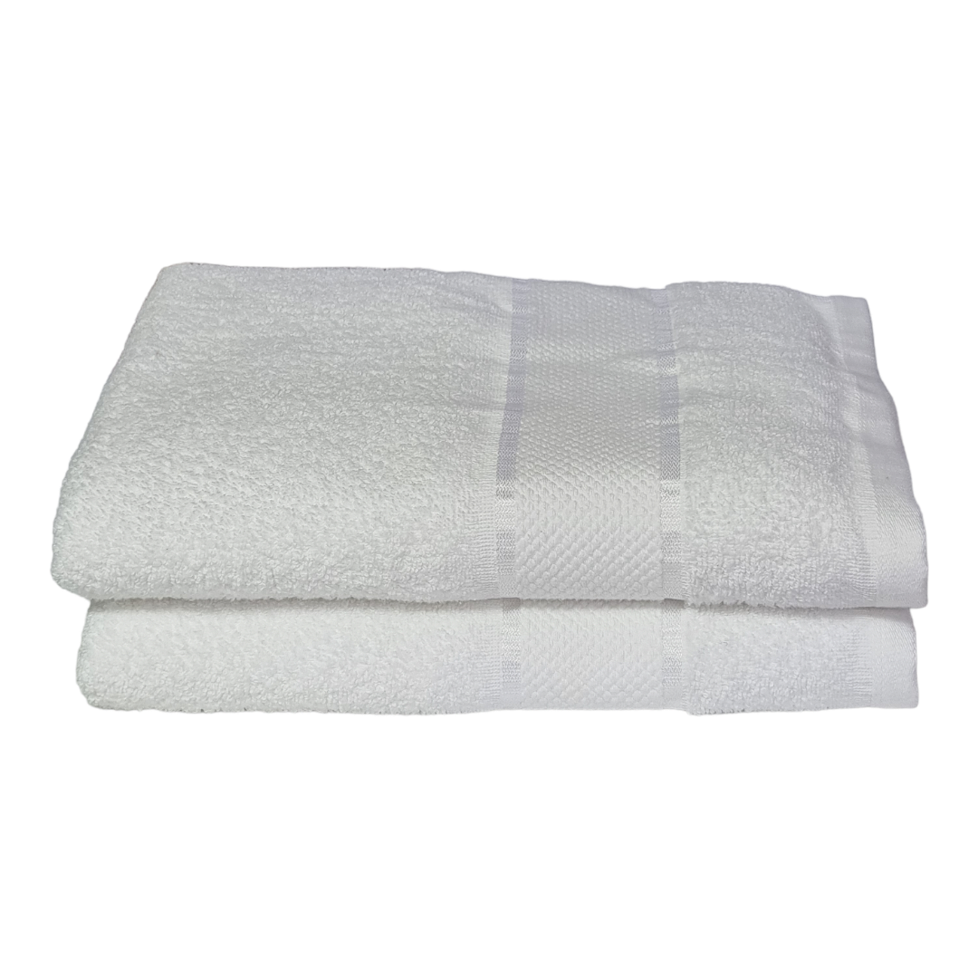 Set of 2 Luxury Thick Micro Cotton Bath Towels