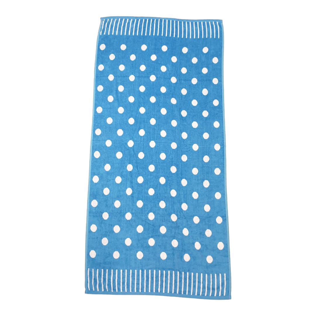 Velour Polka Dot Beach Towels
